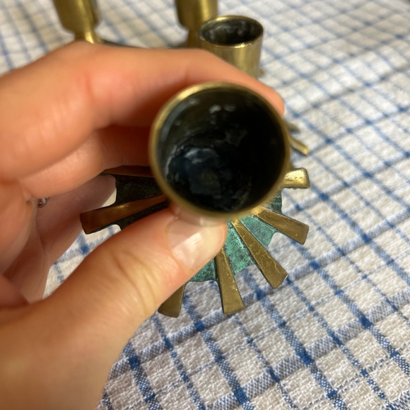 MCM candlestick holders - Set of 4 - Picture 4 of 4